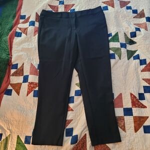 LOFT Sleek Black Ankle Pants